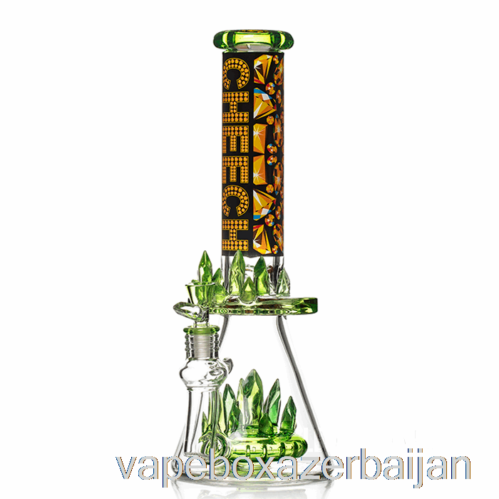 E-Juice Vape Cheech Glass Just Know We Shining Bling Bling Bong Green